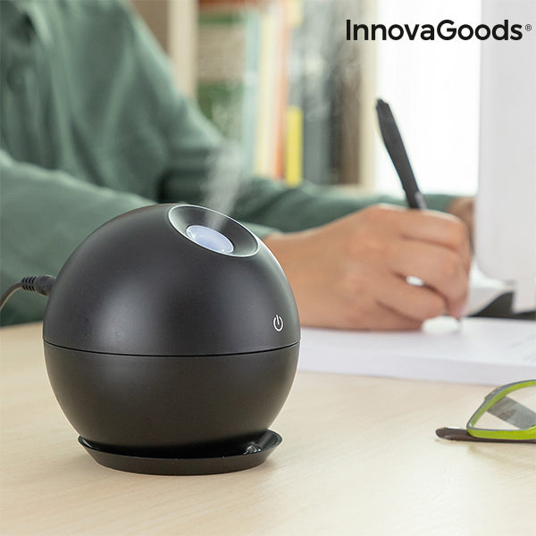 Mini Humidificador Difusor de Aromas Black InnovaGoods