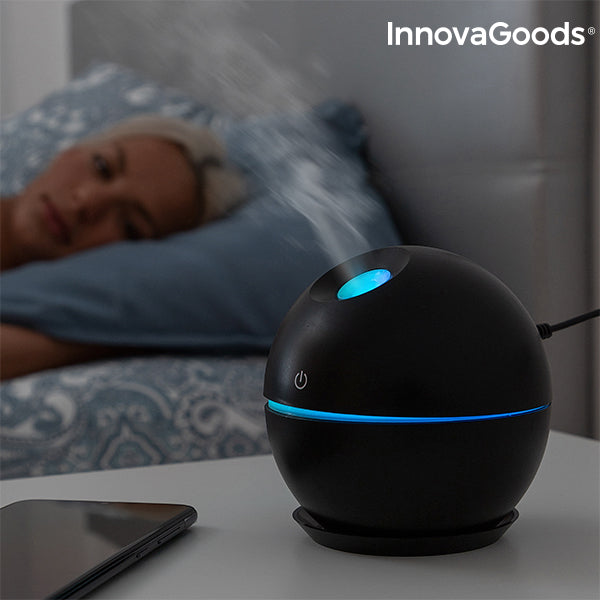 Mini Humidificador Difusor de Aromas Black InnovaGoods