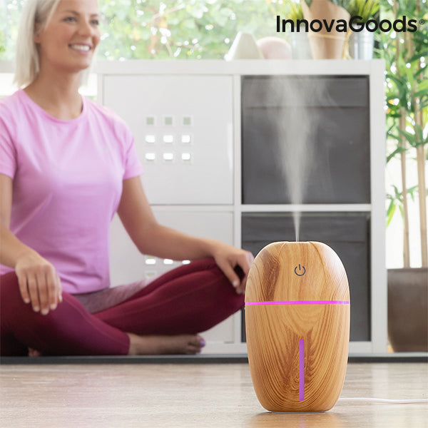 Mini Humidificador Difusor de Aromas Honey Pine InnovaGoods