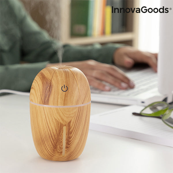 Mini Humidificador Difusor de Aromas Honey Pine InnovaGoods