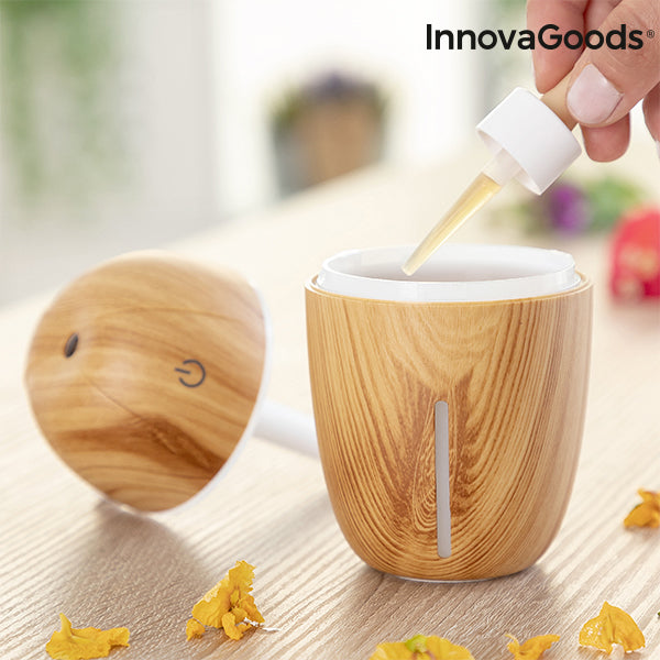 Mini Humidificador Difusor de Aromas Honey Pine InnovaGoods