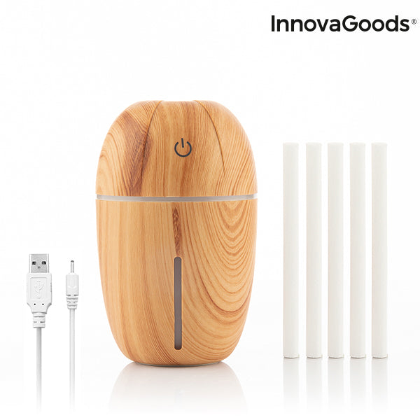 Mini Humidificador Difusor de Aromas Honey Pine InnovaGoods