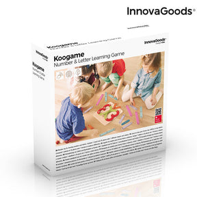 Juego de Madera para Formar Letras y Números Koogame InnovaGoods 27 Piezas