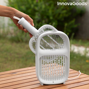 Lámpara Antimosquitos y Raqueta Matainsectos Recargable 2 en 1 Swateck InnovaGoods