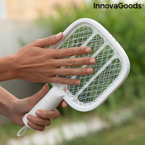 Lámpara Antimosquitos y Raqueta Matainsectos Recargable 2 en 1 Swateck InnovaGoods