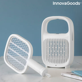 Lámpara Antimosquitos y Raqueta Matainsectos Recargable 2 en 1 Swateck InnovaGoods