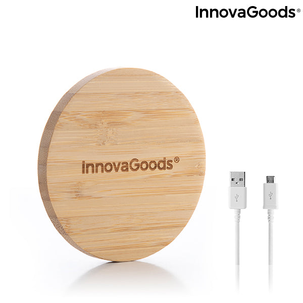 Cargador Inalámbrico de Bambú InnovaGoods