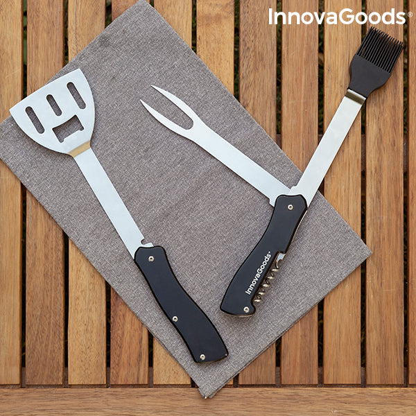 Set de Utensilios para Barbacoa 5 en 1 BBKit InnovaGoods