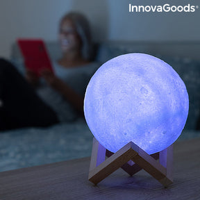 Lámpara LED Recargable Luna Moondy InnovaGoods