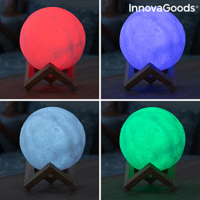 Lámpara LED Recargable Luna Moondy InnovaGoods