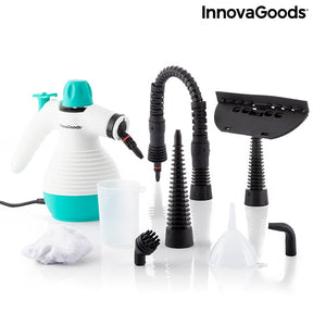 Vaporeta de Mano Multiusos con Accesorios 9 en 1 Steany InnovaGoods 0,35 L 3 Bar 1000W