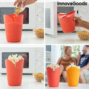 Palomiteras de Silicona Plegables Popbox InnovaGoods (Pack de 2)