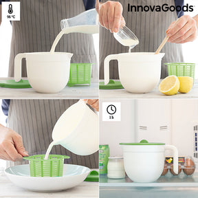 Molde para Hacer Queso Fresco con Manual y Recetas InnovaGoods