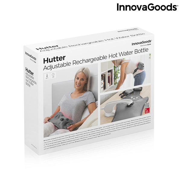 Bolsa de Agua Caliente Ajustable Recargable Hutter InnovaGoods 400W Gris