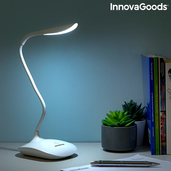 Lámpara LED de Mesa Recargable Táctil Lum2Go InnovaGoods