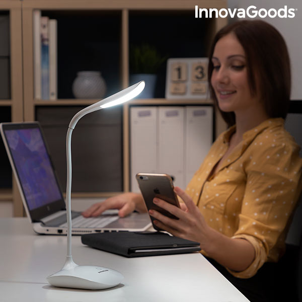 Lámpara LED de Mesa Recargable Táctil Lum2Go InnovaGoods