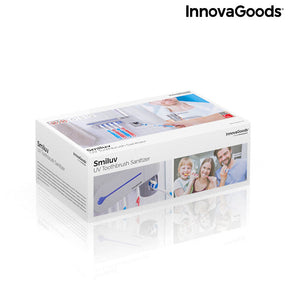 Esterilizador UV de Cepillos Dentales con Soporte y Dispensador de Dentífrico Smiluv InnovaGoods