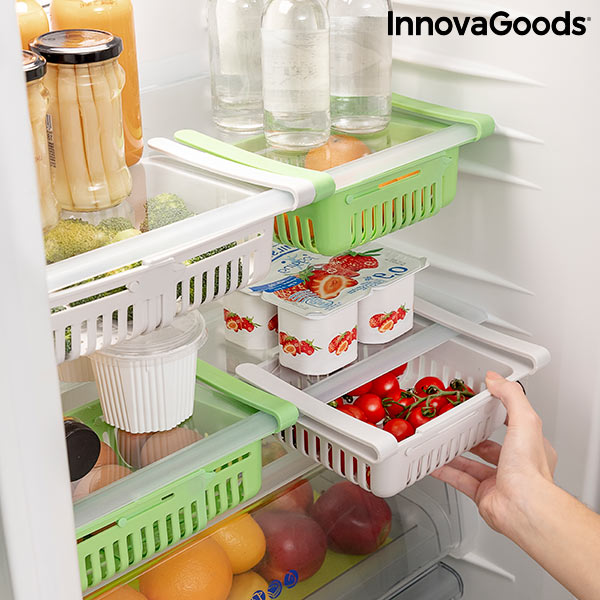 Organizador Ajustable para Nevera Friwer InnovaGoods (pack de 2)