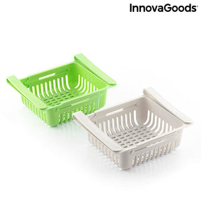 Organizador Ajustable para Nevera Friwer InnovaGoods (pack de 2)