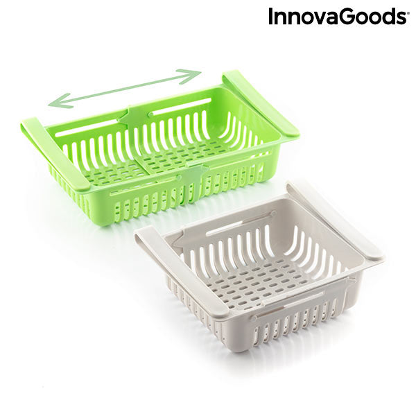 Organizador Ajustable para Nevera Friwer InnovaGoods (pack de 2)