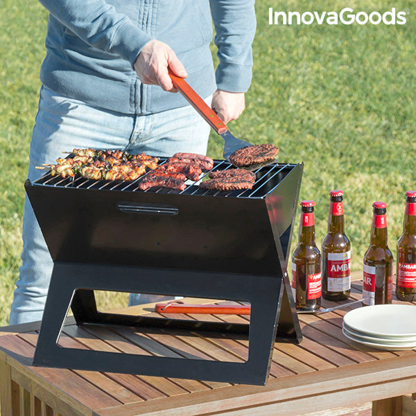 Barbacoa Plegable Portátil para Carbón FoldyQ InnovaGoods