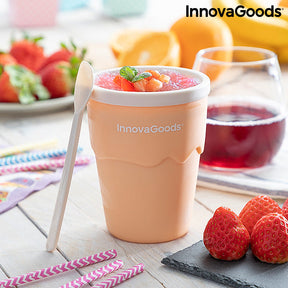 Vaso para Hacer Helados y Granizados con Recetas Frulsh InnovaGoods