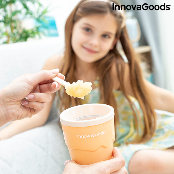 Vaso para Hacer Helados y Granizados con Recetas Frulsh InnovaGoods