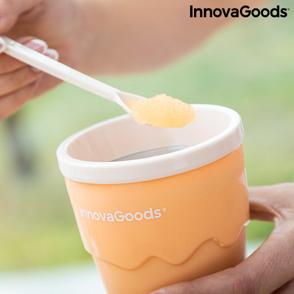 Vaso para Hacer Helados y Granizados con Recetas Frulsh InnovaGoods