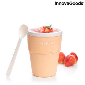 Vaso para Hacer Helados y Granizados con Recetas Frulsh InnovaGoods