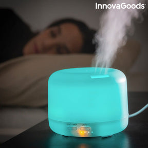 Humidificador Difusor de Aromas con LED Multicolor Steloured InnovaGoods 