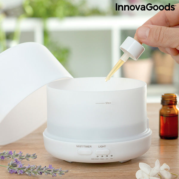 Humidificador Difusor de Aromas con LED Multicolor Steloured InnovaGoods 