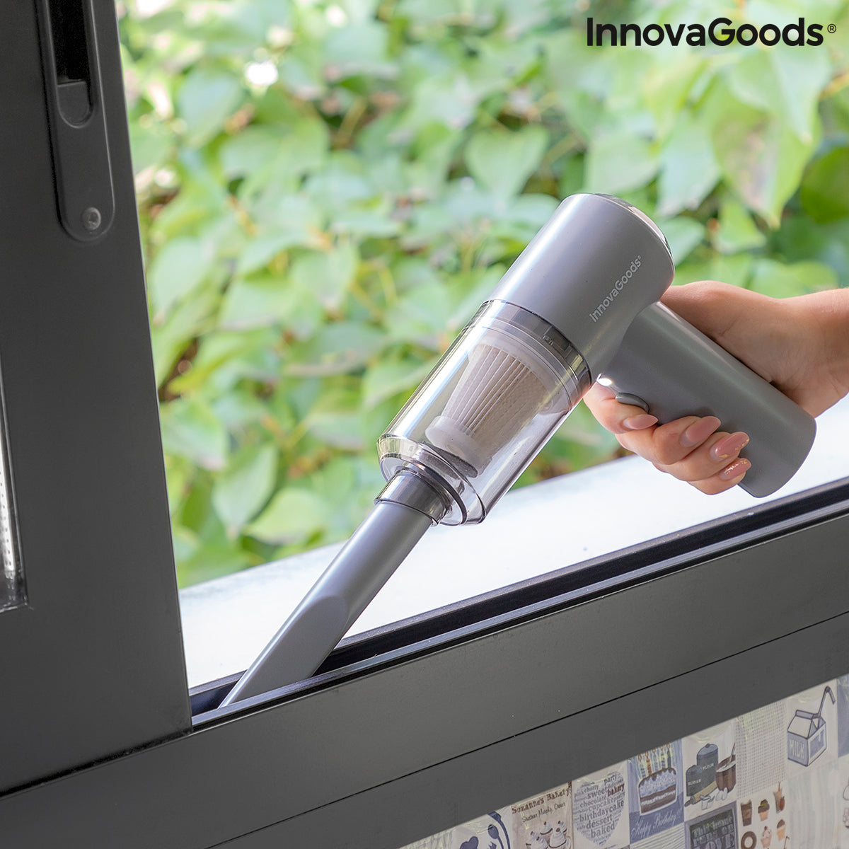 Mini Aspirador de Mano Inalámbrico Recargable Recuum InnovaGoods