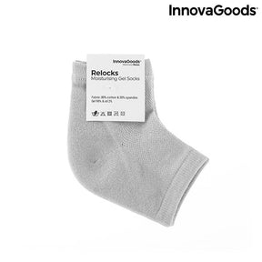 Calcetines Hidratantes con Almohadillas de Gel y Aceites Naturales Relocks InnovaGoods