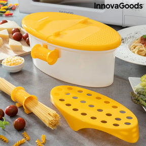 Cuecepasta para Microondas 4 en 1 con Accesorios y Recetas Pastrainest InnovaGoods