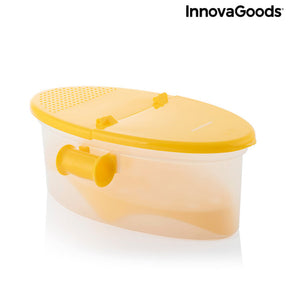 Cuecepasta para Microondas 4 en 1 con Accesorios y Recetas Pastrainest InnovaGoods