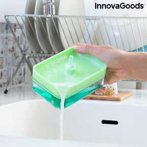 Dispensador de Jabón 2 en 1 para Fregadero Pushoap InnovaGoods