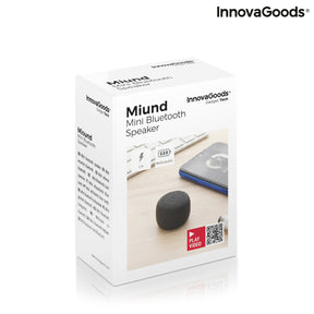 Mini Altavoz Inalámbrico Recargable Portátil Miund InnovaGoods