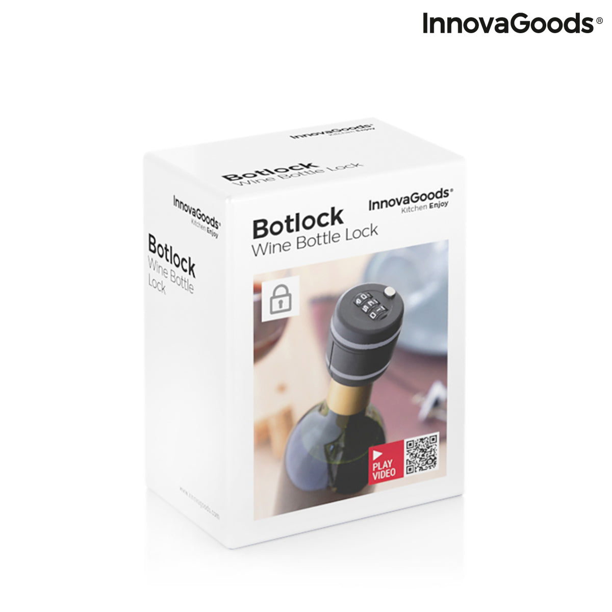 Candado para Botellas de Vino Botlock InnovaGoods