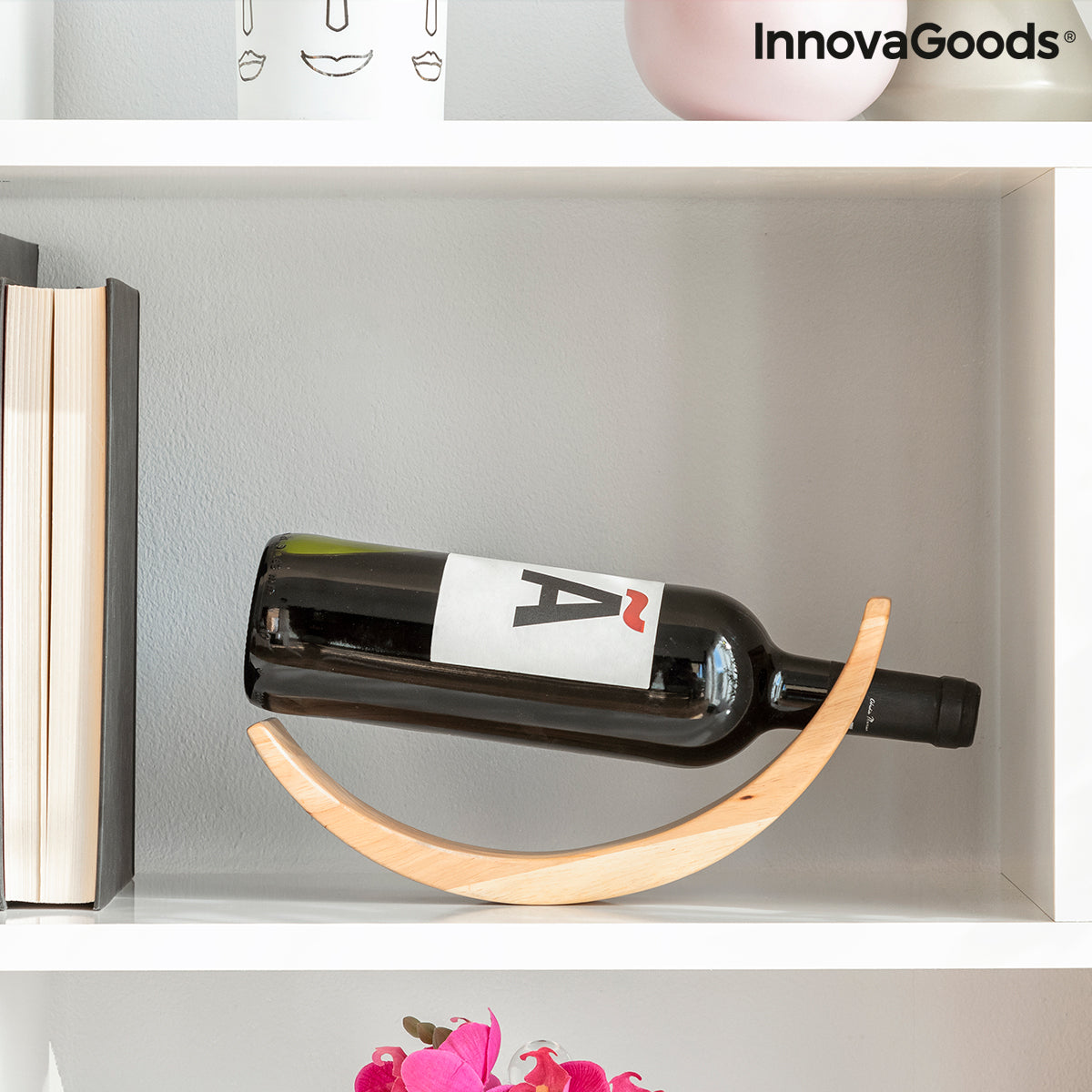 Botella Flotante de Madera para Vino Woolance InnovaGoods 