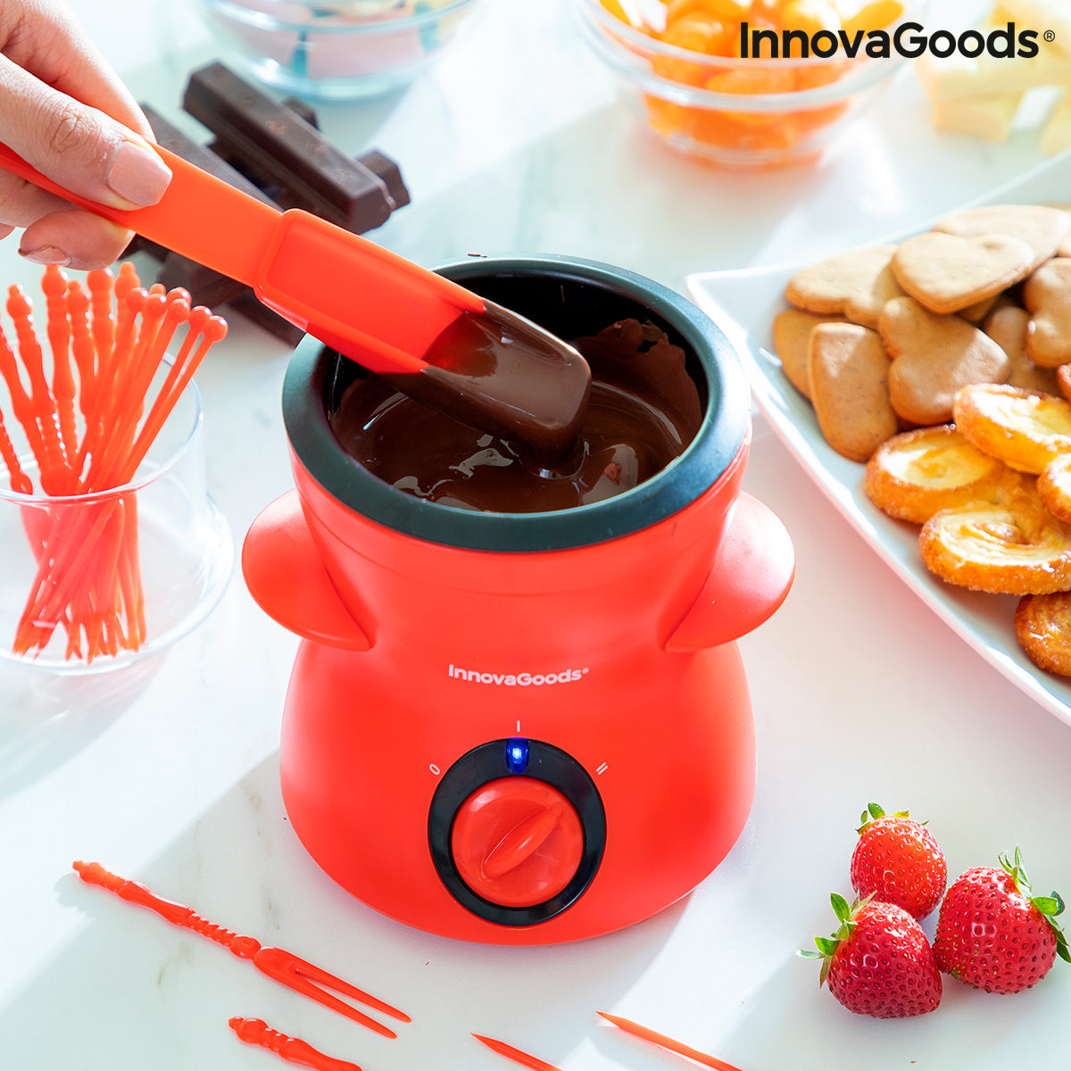 Fondue de Chocolate con Accesorios Fonlat InnovaGoods