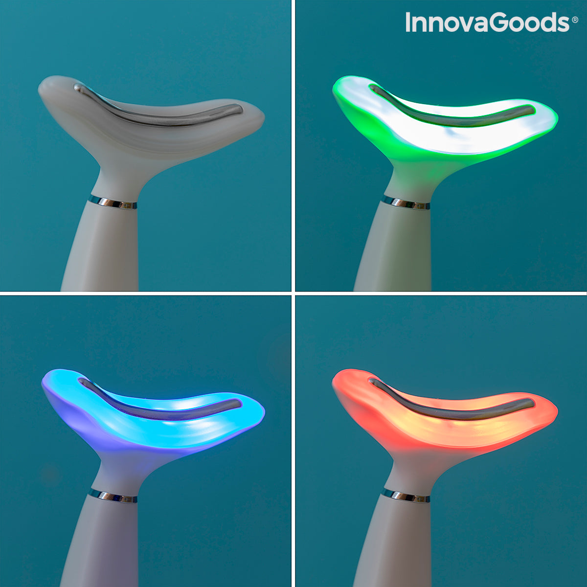 Reductor de Papada con Fototerapia, Termoterapia y Vibración Kinred InnovaGoods