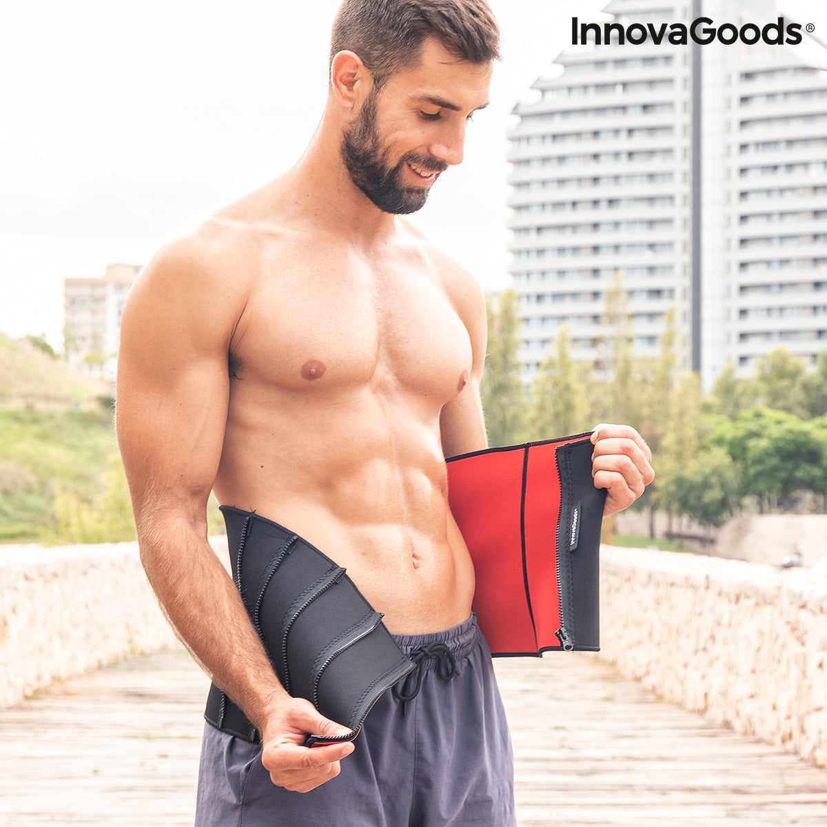 Faja Deportiva Adelgazante con Efecto Sauna Redle InnovaGoods