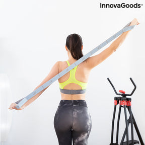 Banda Elástica Fitness para Estiramientos con Guía de Ejercicios Stort InnovaGoods