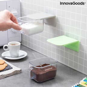 Recipientes de Cocina Adhesivos Extraíbles Handstore InnovaGoods Pack de 2 uds