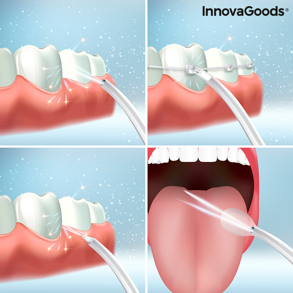 Irrigador Dental Recargable Portátil Denter InnovaGoods