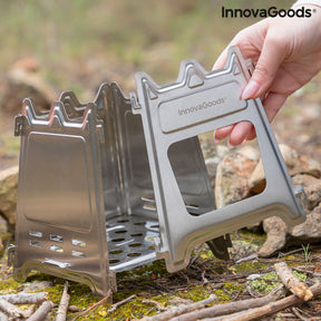 Bocina de Acero Desmontable para Camping Flamet InnovaGoods 