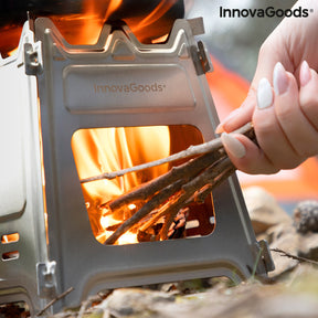 Bocina de Acero Desmontable para Camping Flamet InnovaGoods 