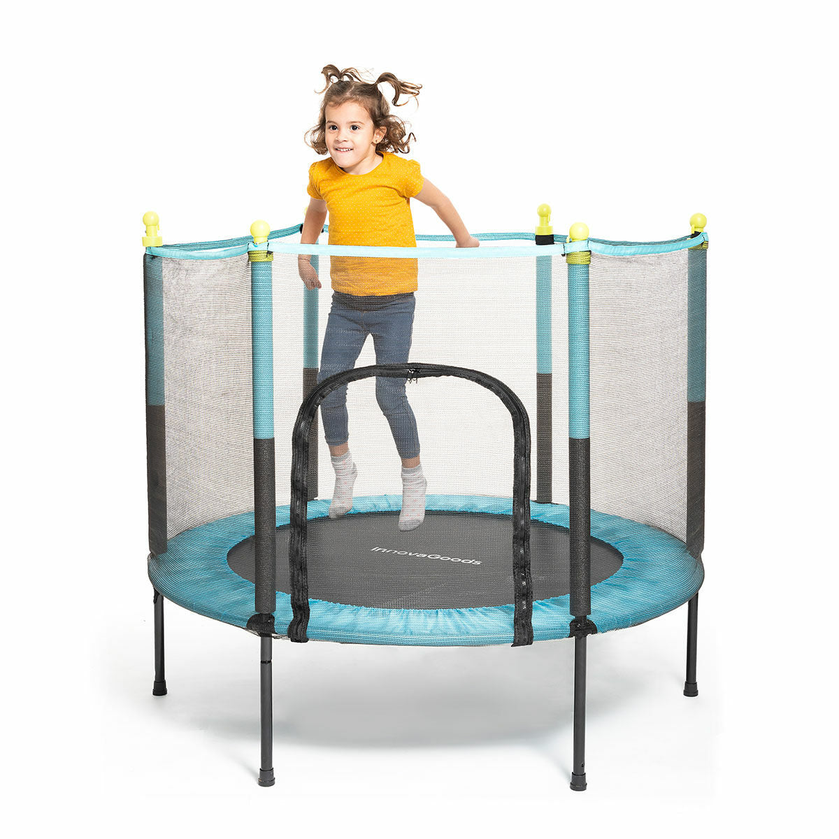 Trampolín Infantil con Seguridad Rojo Kidine InnovaGoods 