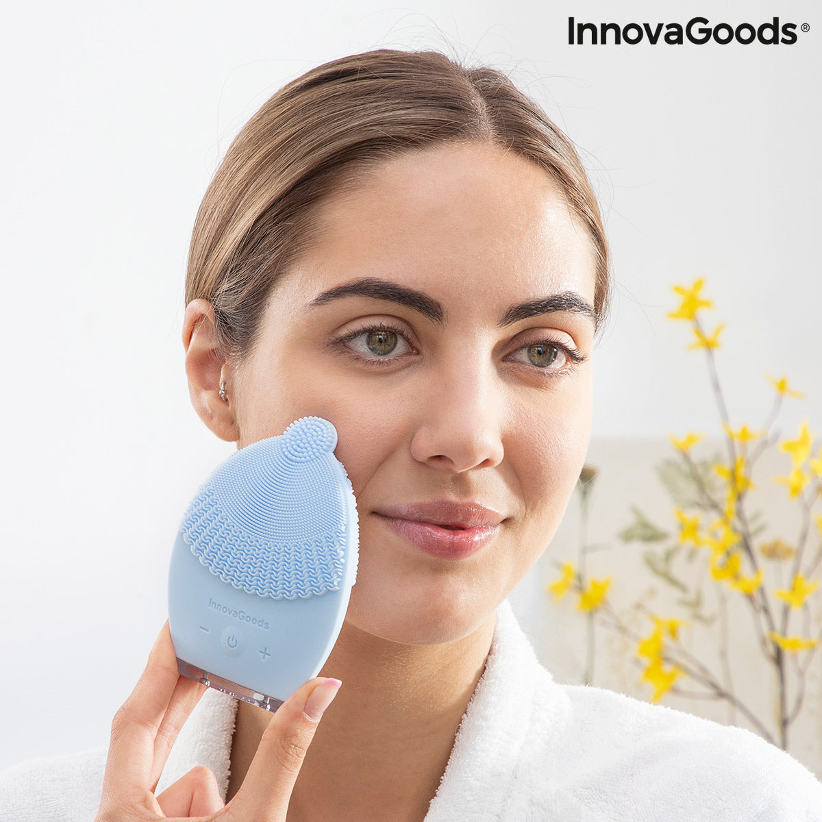 Masajeador Limpiador Facial Recargable Vipur InnovaGoods