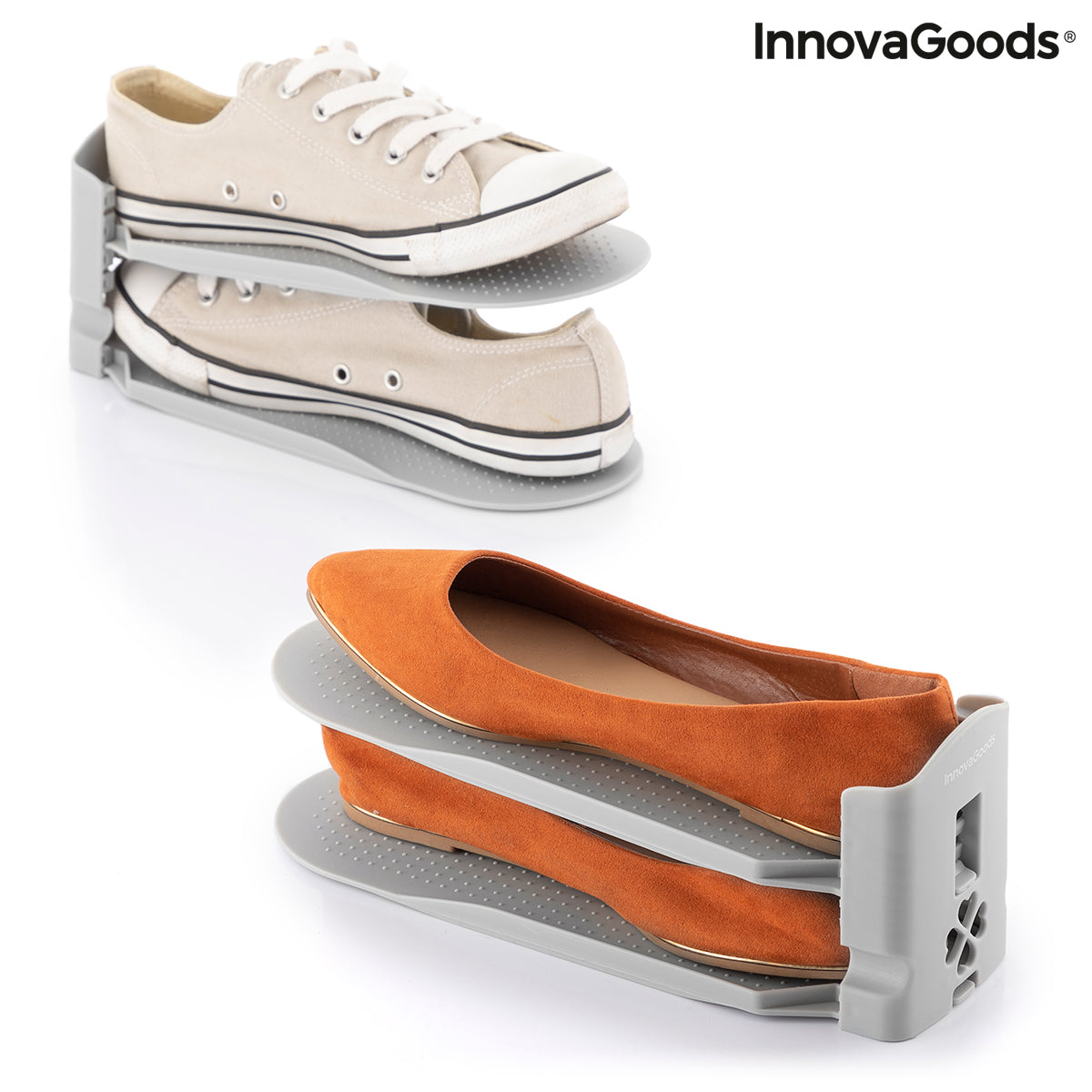 Sholczer InnovaGoods Organizador De Zapatos Ajustable 6 Unidades 